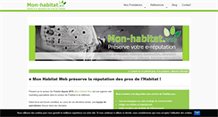 Desktop Screenshot of mon-habitat-web.com